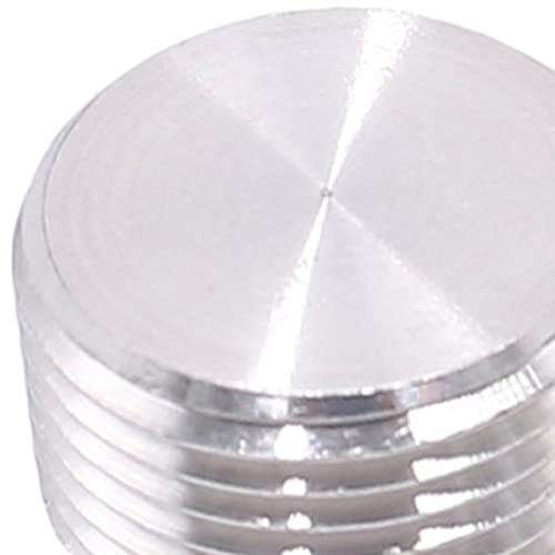 Othmro 6pcs Iron Hex Socket Pipe Fitting, 1/2" Female Thread Hose Adapter Connector Fit for 0.49" Tubes Pipe Plug Fitting Assortment Set for Garden Pipe Pneumatic Solenoid Valve Silver - size: 6pcs 1/2"