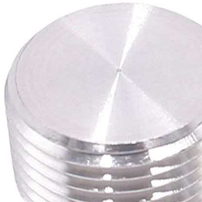 Othmro 6pcs Iron Hex Socket Pipe Fitting, 1/2" Female Thread Hose Adapter Connector Fit for 0.49" Tubes Pipe Plug Fitting Assortment Set for Garden Pipe Pneumatic Solenoid Valve Silver - size: 6pcs 1/2"