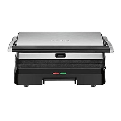 Cuisinart Griddler® Indoor Grill & Panini Press, Dishwasher-Safe Nonstick Cooking Plates, Stainless Steel, GR-11P1 - style: Griddler
