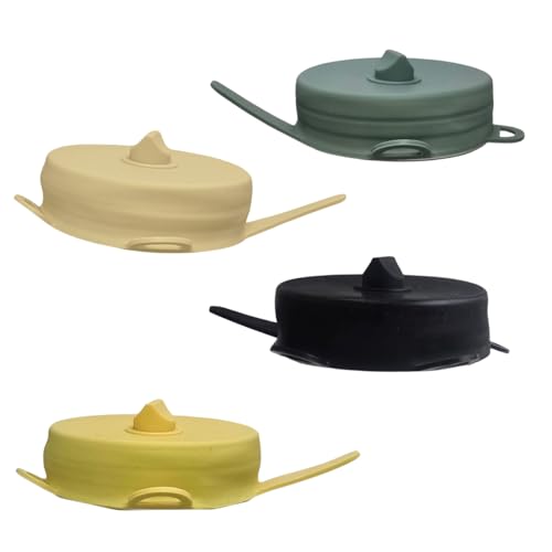 Fermentation Lids Airlock, 4Pack, 2.5-inch Regular, Burping Lid Mason Jar, Fermenting Lid Kimchi, Pickles, Sauerkraut, Fermentation Lids for Mason Jars EasyLid Fermenting Kit - size: 2.5-inch Ferment Lid