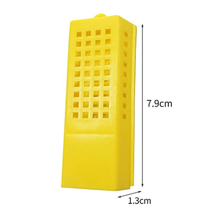 Plastic Queen Bee Cages 12PCS Transporting Catcher Beekeeping Supplies Rearing Cup Kit Transporting Catcher Insectary Box Beekeeper Equipment Tool