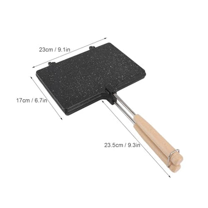 Pie Iron Grilled Cheese Maker with Removable Handle a Non Stick Stovetop Press for Camping and Breakfast