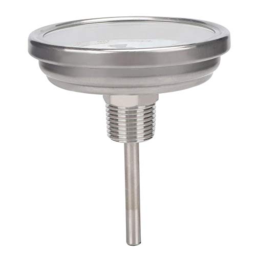 Brewing Thermometer,1/2" NPT Stainless Steel Thread Pot Kettle Thermometer for Home Brewing/Brewing Beer