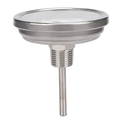 Brewing Thermometer,1/2" NPT Stainless Steel Thread Pot Kettle Thermometer for Home Brewing/Brewing Beer