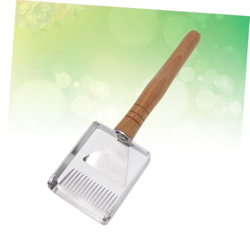 ORFOFE Apiculture Uncapping Fork Honeycomb Knife Honey Scraper Beehive Tool Beekeeping