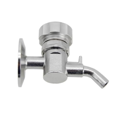 1.5" Valve 304 Stainless Steel Sanitary Clamp Brewing Sample Valve Homebrew Conical Fermenter(B) - color: B