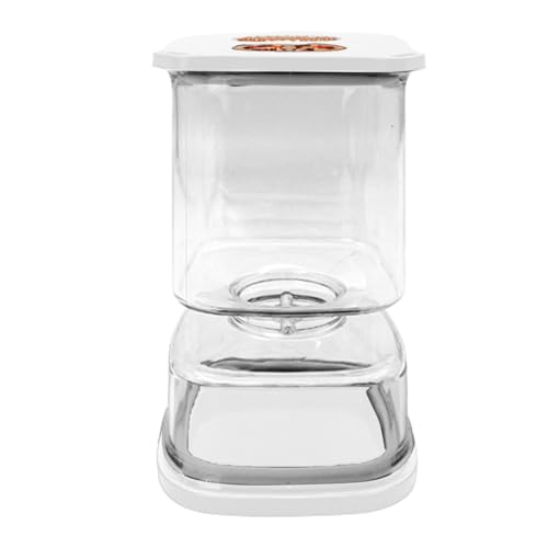 Square Kimchi Jar with Fork, Pickle Container, Glass Fermentation Crock with Airtight Lid & Pickle Fork, Sauerkraut, Pickles, Maker for Refrigerator, Kitchen, Home (White) - color: White