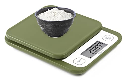 Ozeri Garden and Kitchen Scale II, with 0.1 g (0.005 oz) 420® Variable Graduation Technology® - color: Calla Green