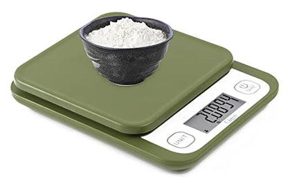Ozeri Garden and Kitchen Scale II, with 0.1 g (0.005 oz) 420® Variable Graduation Technology® - color: Calla Green