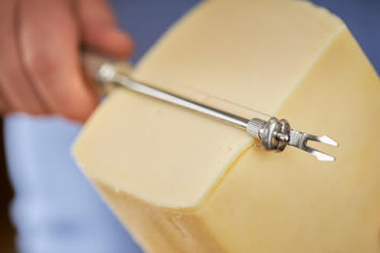 Rosle Stainless Steel Wire Cheese Slicer with Prongs, 9.8-inch