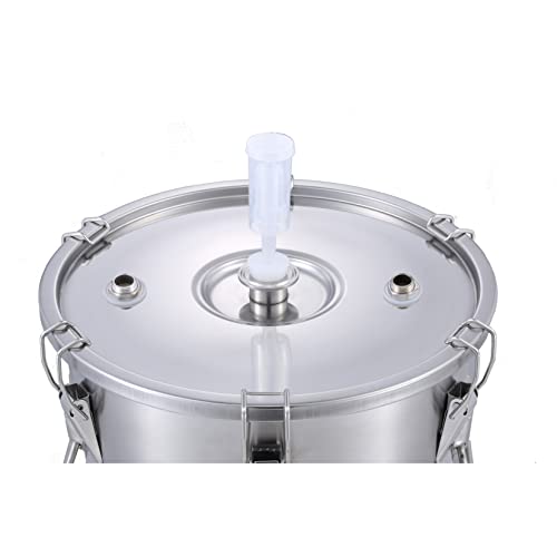 Fermentation tank with chiller for home brewing Stainless steel conical fermenter with cooling system Craft beer Brewery 17 gallon