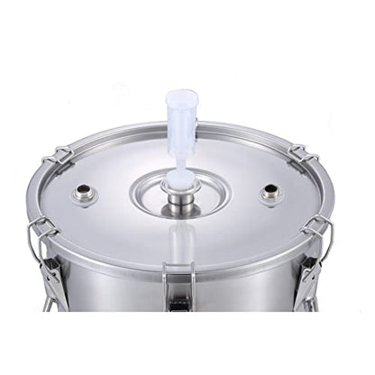Fermentation tank with chiller for home brewing Stainless steel conical fermenter with cooling system Craft beer Brewery 17 gallon