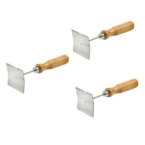 VANZACK 3pcs Queen Hive Shovel Heavy-Duty Beekeeping Tool Comfortable Handle for Efficient Hive Cleaning and Maintenance Resistant Apicultura Equipment