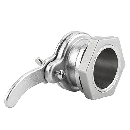 GLOGLOW Nan Stainless Steel Honey Extractor Gate Valve, Durable Metal Honey Tap for Harvesting and Bottling Landscape Aquaculture