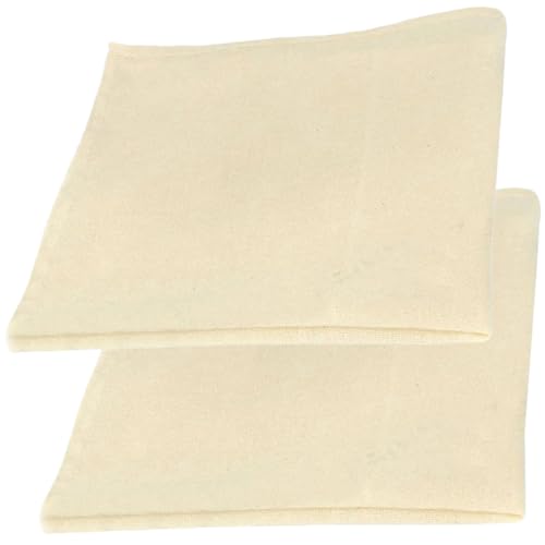 ARTIBETTER 2pcs Cheesecloth Fabric 60×60cm Multi-use Filter Cloth Reusable Cotton Cheese Making Supplies for Straining, Draining, and Canning in Kitchen
