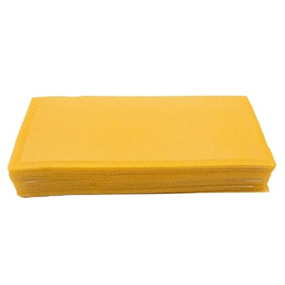 30Pcs Foundation Bee Wax Foundation Sheets Paper Candlemaking Beeswax Flakes Beekeeping Tool