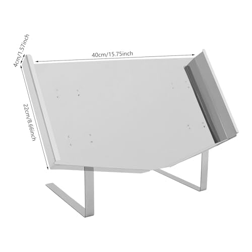 Honeycomb Frame Display Stand, 15.75" x 8.66" Height Adjustable Stainless Steel Honey Uncapping Holder, Beehive Frame Uncapping Tray for Beekeeping Restaurants Bakeries Catering