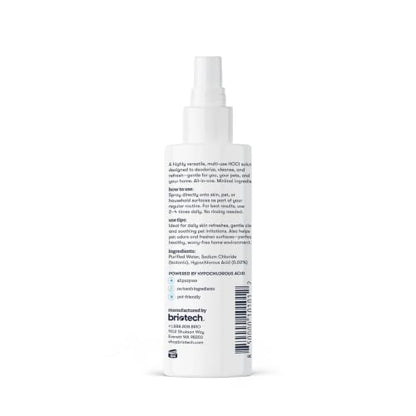 BRIOTECH Pure Hypochlorous Acid Spray and Cleanser, Original Premium HOCl Topical Solution, Multi-Purpose Cleaner, Family Approved & Pet Friendly, 2 fl oz Travel Size (2 Pack) - size: 2 Fl Oz (Pack of 2)