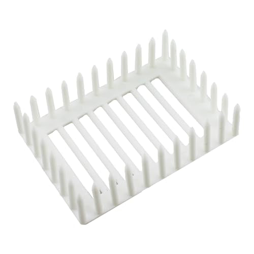 TAODAN 2PCS Queen Bee Marking Cage Clip 2.83x2x0.87inch White Plastic Catcher Beekeeping Supplies Farm/Ranch Accessories