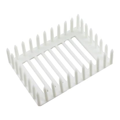 TAODAN 2PCS Queen Bee Marking Cage Clip 2.83x2x0.87inch White Plastic Catcher Beekeeping Supplies Farm/Ranch Accessories