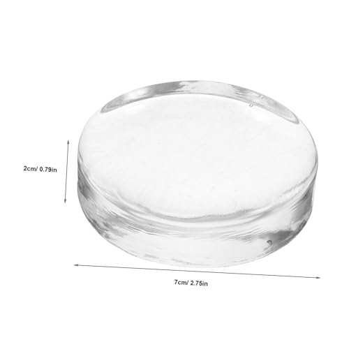 PRETYZOOM Heavy Glass Fermenting Weight for Wide Mouth Jars Sturdy Kitchen Tool for Pickling Canning and Fermentation for Homemade Vegetables
