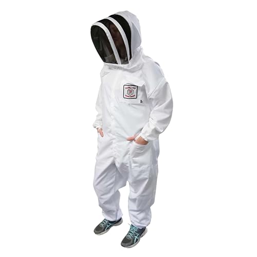 Mann Lake Honey Maker Beekeeping Suit, Durable Ripstop Nylon, Protective Gear for Men and Women, Comfortable and Lightweight, Ventilated Design, Ideal for Beginners and Professionals, XX-Large - size: XX-Large