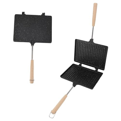 Pie Iron Grilled Cheese Maker with Removable Handle a Non Stick Stovetop Press for Camping and Breakfast