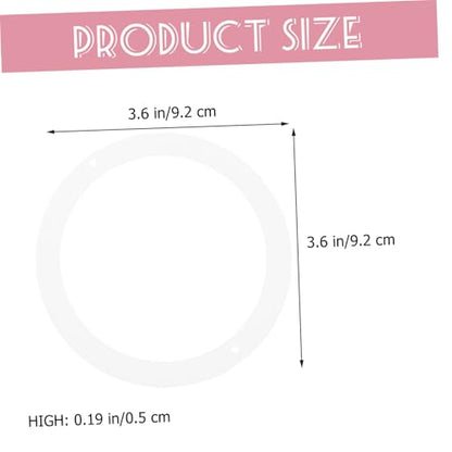 60pcs Wide Mouth Silicone Sealing Leakproof Gaskets for Jars Food Storage and Fermentation Compatible Jars Multi-sized Easy to Install