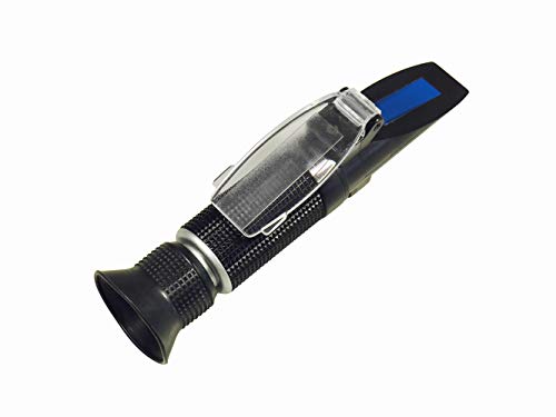 Sper Scientific Sugar Refractometer with Automatic Temperature Compensation (ATC) 300010 – Portable Brix Meter 0 to 32%, Measures Sugar Content for Industrial Applications & more - style: Standard
