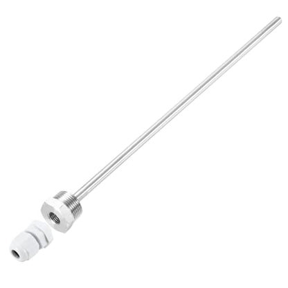 uxcell 8mm Dia G3/4 Thermowell Weldless Stainless Steel 304 with Cable Gland 300mm Length for Beer Fermenter, White - color: White, size: G3/4 x 300mm