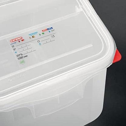 Araven Ingredient Bin, Storage Container for Large Quantity Ingredients, Use in Commercial or Home Kitchen, 13 Gallons, 1 Count, White