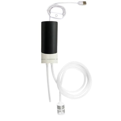 Portable Food Grade Wine Siphon USB Electric Auto-Siphon Self Priming Pump for Bottling Home Brew Wine, Beer, Beverages and Kombucha, DC 5v Mini water Transfer Pump, No Mess Leak,Low Noise