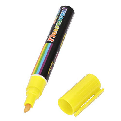 Asixxsix Water Based Bee Queen Marker Pen, Easy to Wipe Off, 8 Colors, Plasti, Non, for Marking Your New Queen (Yellow)