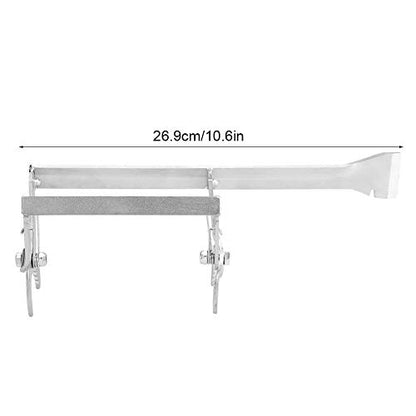 Bee Frame Clip, Stainless Steel Bee Frame Clip Clamp with Scraper Beehive Equipment Beekeeping Tool Accessories, 26.9x9.3cm / 10.6x3.7in