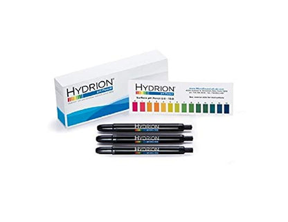 Micro Essential Lab P-12M Hydrion Insta-Chek Surface pH Pencils, 0 - 13 pH (Pack Of 3)
