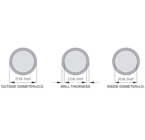 OCS Parts Silicone Tubing | High Temp, Food Grade Silicone Tubing for Brewing, Food, Beverage, Oils, Detergents, Liquids and Gases, Air, Plumbing, Ponds, AC and HVAC (3 Feet, 5/16" ID x 7/16" OD) - size: 5/16" ID x 7/16" OD, style: 3 Feet