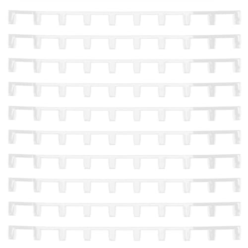 10Pcs Beehive Frame Clips - Durable Plastic Spacers for Hive Stability, Beekeeping Tools with Anti-Shake Design, Easy to Install