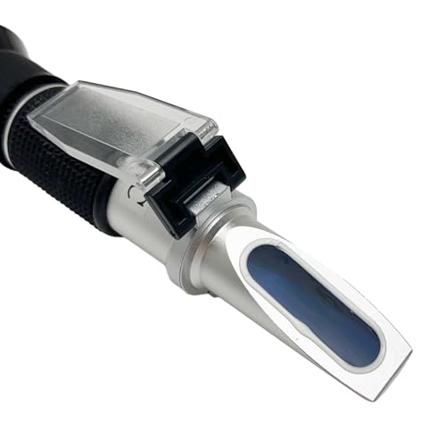 Honey Refractometer 3-in-1 with ATC, Brix & Baume Tester for Honey, Maple Syrup, Jam & Candy Making, High Accuracy Moisture Meter, Ideal Practical Gift for Beekeepers