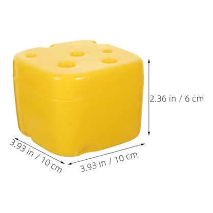 BESPORTBLE 2pcs Cheese Storage Boxes with Lid Design for Refrigerator Airtight Cheese Holder and Dairy Container Food-grade Preservation Containers for Kitchen and Restaurant Use