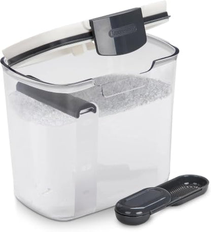 ProKeeper 1 Quart Airtight Powdered Sugar Storage Container – Grey,BPA-Free Plastic,(Pack of 12) - color: Grey, size: 1 Piece (Pack of 12)