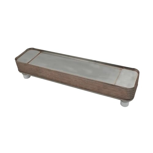 Heat Exchanger, 1/2 Brazed Plate Heat Exchanr Wort Chiller Stainless Steel Material Brewing Chiller Homebrew Wort Chiller 316mm*73mm