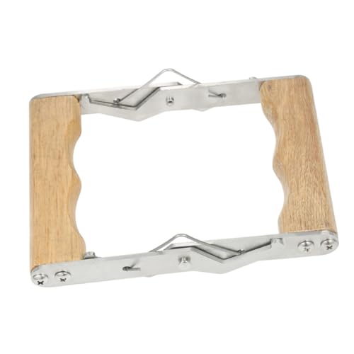 OSALADI 3pcs Beekeeping Frame Gripper Clamp with Wood Handle Bee Hive Frame Lifter Tool for Beekeepers Beekeeping Equipment for Hive Maintenance