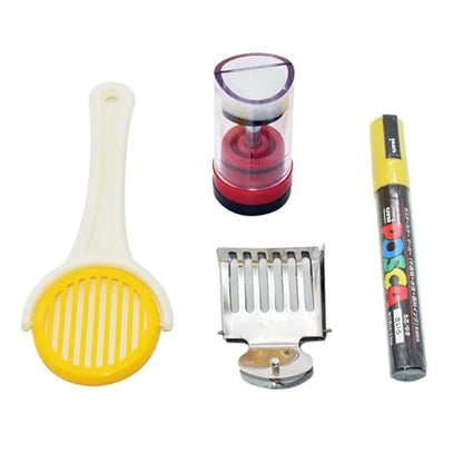 Queen Marking Rings Queen Bee Marking Kit Marker Bottle with Marking Pen One-Hand Queen Bee Marking Cage Queen Catcher Bee Mark Pen Beekeeping Tools for Hive Supplies Bee Beekeeping(Kit C) - color: Kit C
