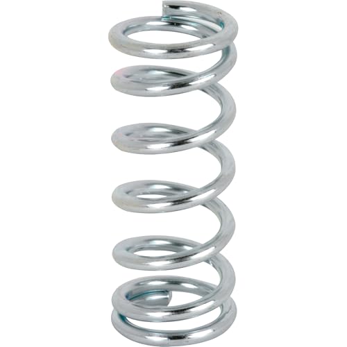 Prime-Line SP 9707 Compression Spring, Spring Steel Construction, Nickel-Plated Finish, 0.072 GA x 9/16 In. x 1-3/8 In. (2 Pack) | Spring Steel Construction - color: Nickel, size: 9/16 in. x 1-3/8 in.