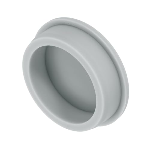 uxcell Silicone Rubber Plug, High Temp Round Hole Plug Waterproof Rubber Stopper Pipe End Caps Fit 58.6mm/2.31" for Bathtub Bottle Sealing, Grey - size: 58.6mm/2.31"