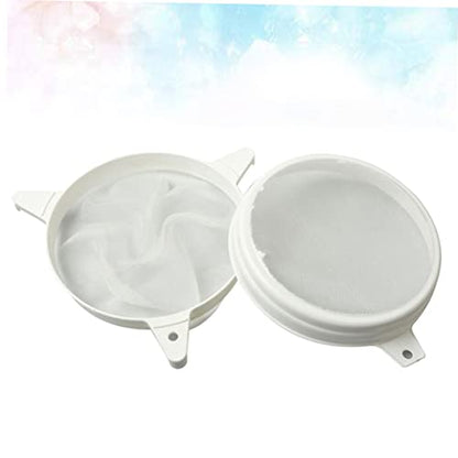 Ciieeo Honey Filter Strainer Double Sieve Beekeeping Device Plastic Mesh Filter Tool for Bee Supplies