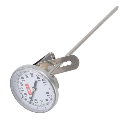 Milk Thermometer for Steaming Milk - Pot Thermometer for Yogurt, Coffee Cheese Making Supplies with Clip Espresso, Bar Coffee Thermometer for Frothing Milk 195mm Probe