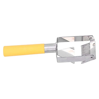 Srliya Stainless Steel Uncapping Fork, Beekeeping Honey Fork Scraper Tool with Plastic Handle, for Apiculture Supplies