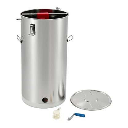 Manual Honey Extractor 2-Frame, 49.6lbs Capacity Stainless Steel Honey Spinner Extractor, for Beekeeping Harvesting