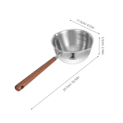 Stainless Steel Ladle with Dual Pour Spouts Ergonomic Long Handle for Comfortable Serving of Soups Sauces and Gravies Heavy Duty Kitchen Utensil for Effortless Pouring and Precise
